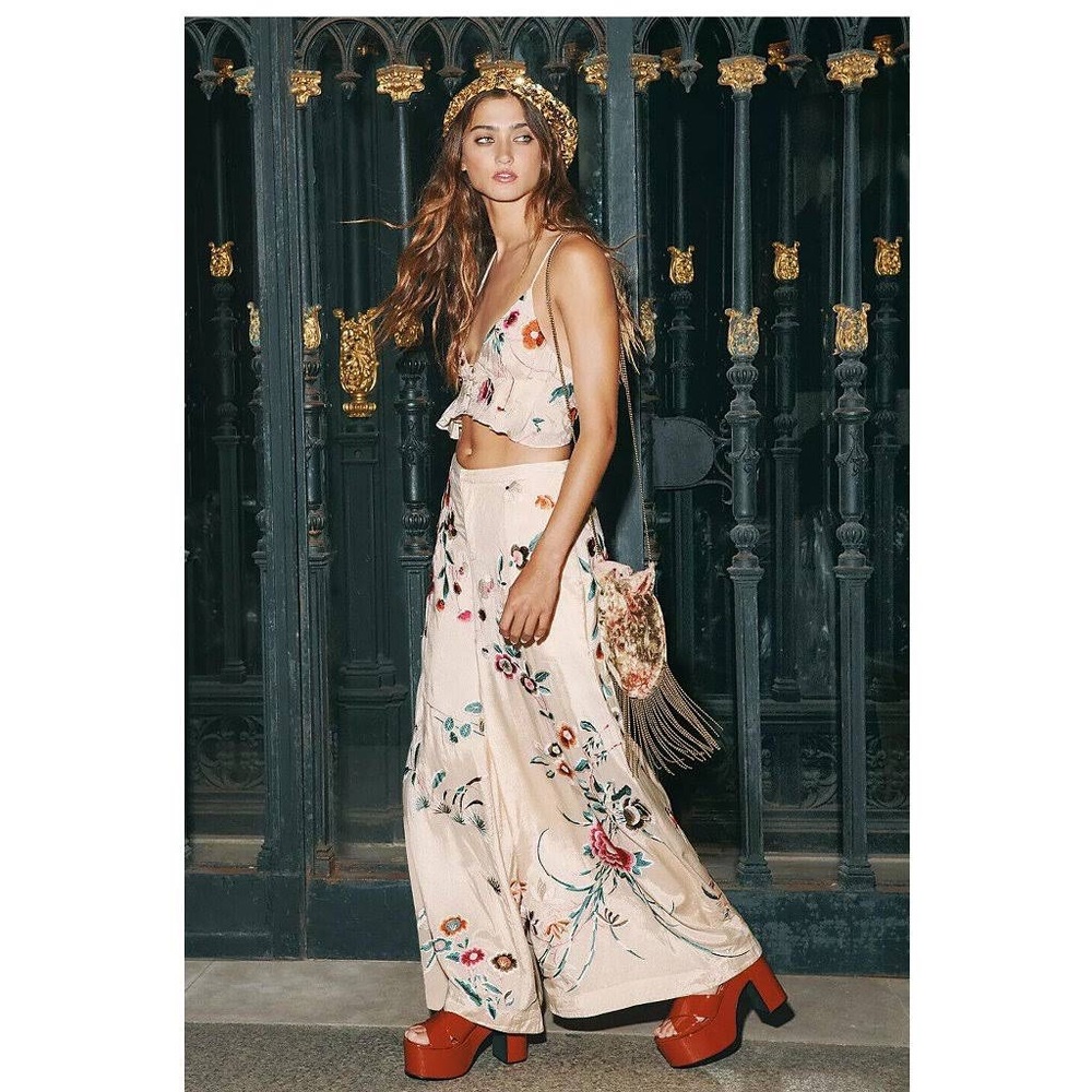 Cream embroidered sets
